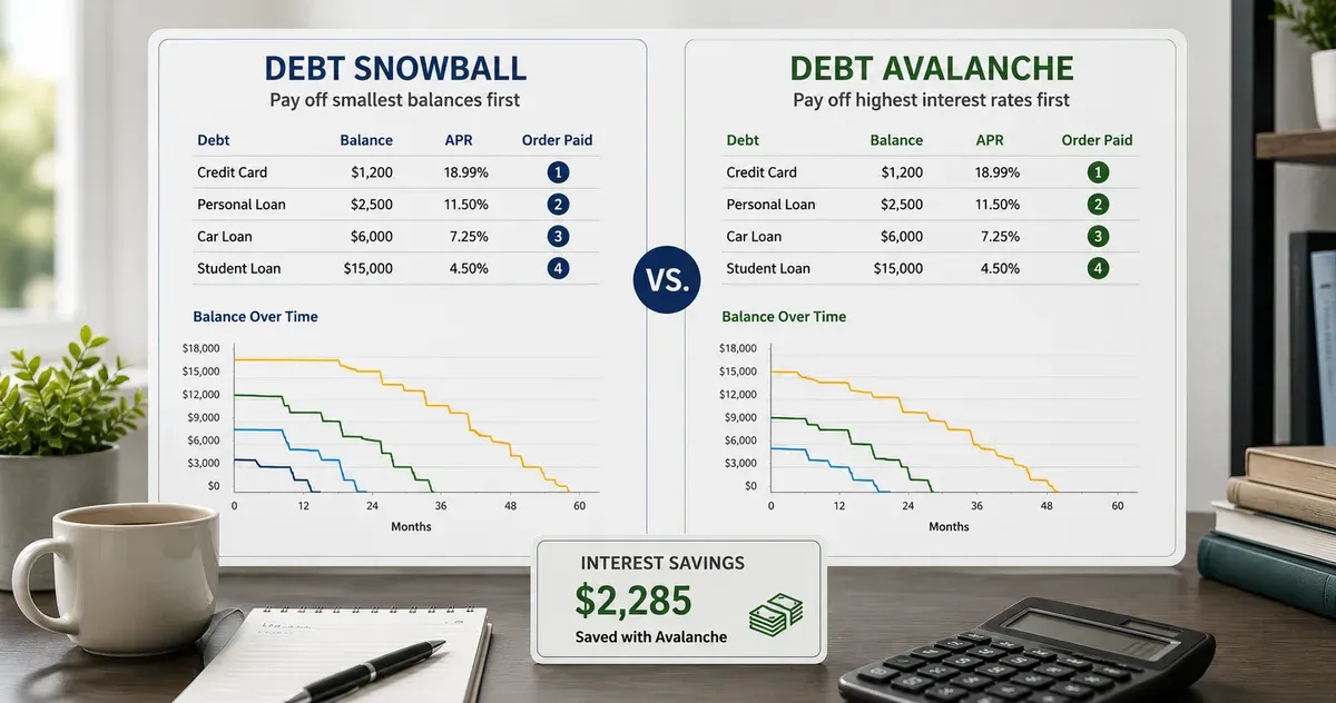 Bola de nieve vs. avalancha de deudas: ¿cuál elegir?